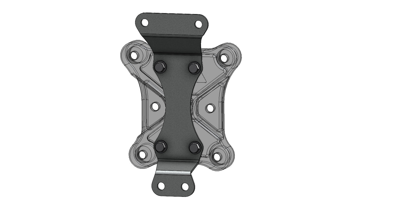 Maverick X3 10-Bolt Radius Rod Plate Adapter