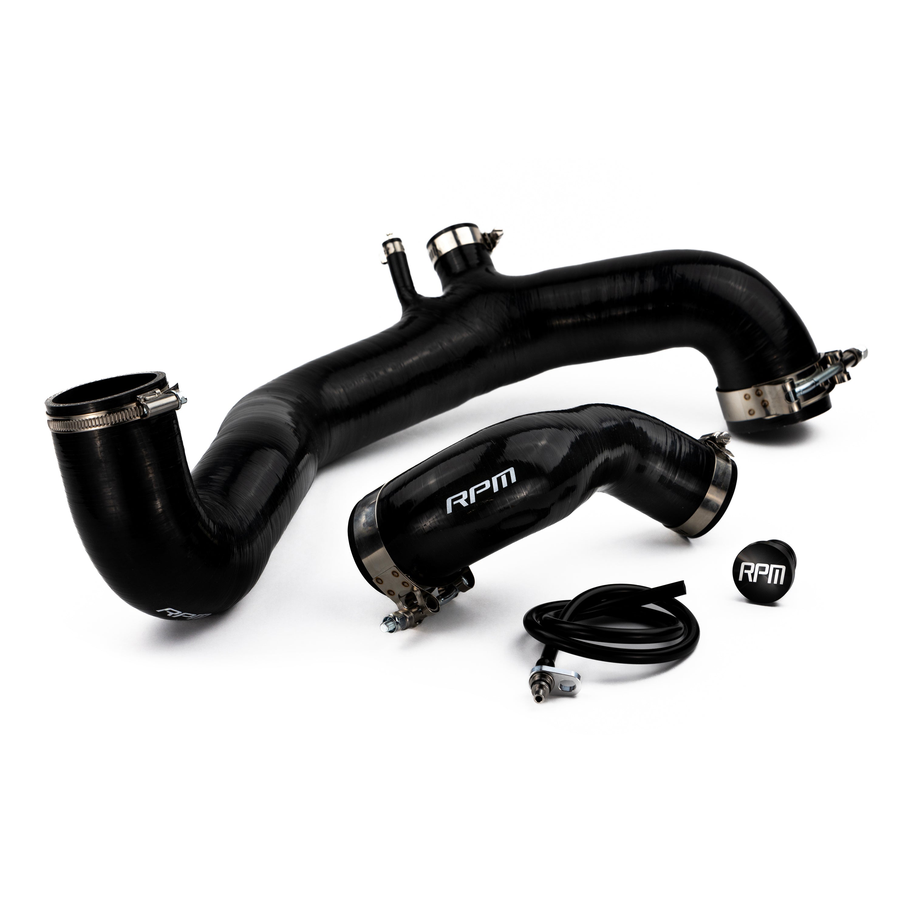 RPM SxS Can Am Maverick X3 Full Silicone Charge Tubes Kit R & RR - RPM SXS