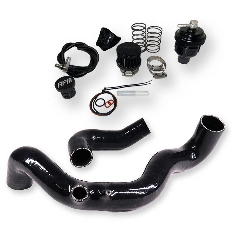 RPM SxS Can Am Maverick X3 Full Silicone Charge Tubes Kit R & RR - RPM SXS