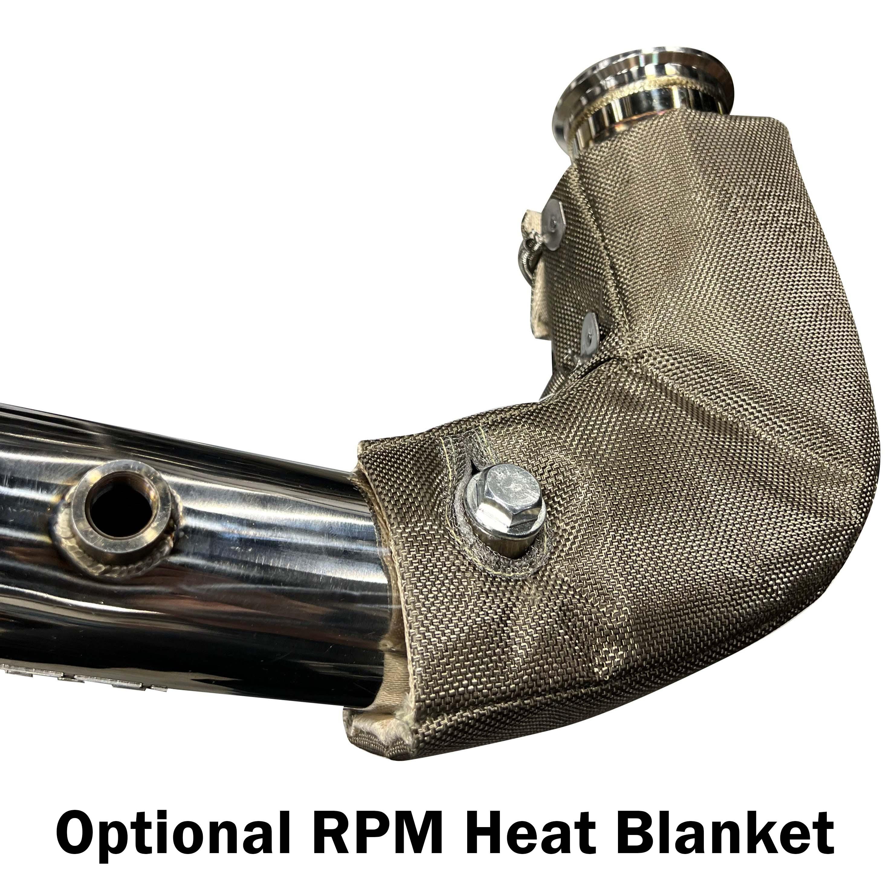 RPM SxS X3 FULL 3" Exhaust Monster Core Muffler & Mid Pipe Can Am Maverick X3 Turbo, R, & RR 2017-2024 - RPM SXS
