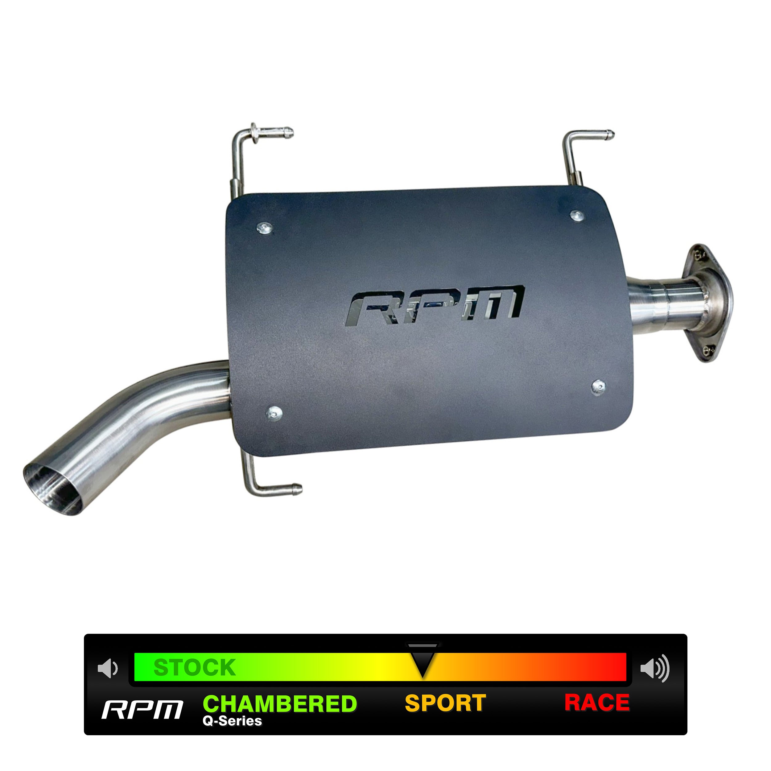 RPM SxS Polaris XPEDITION XP & ADV Catless Sport Muffler / Slip On Exhaust