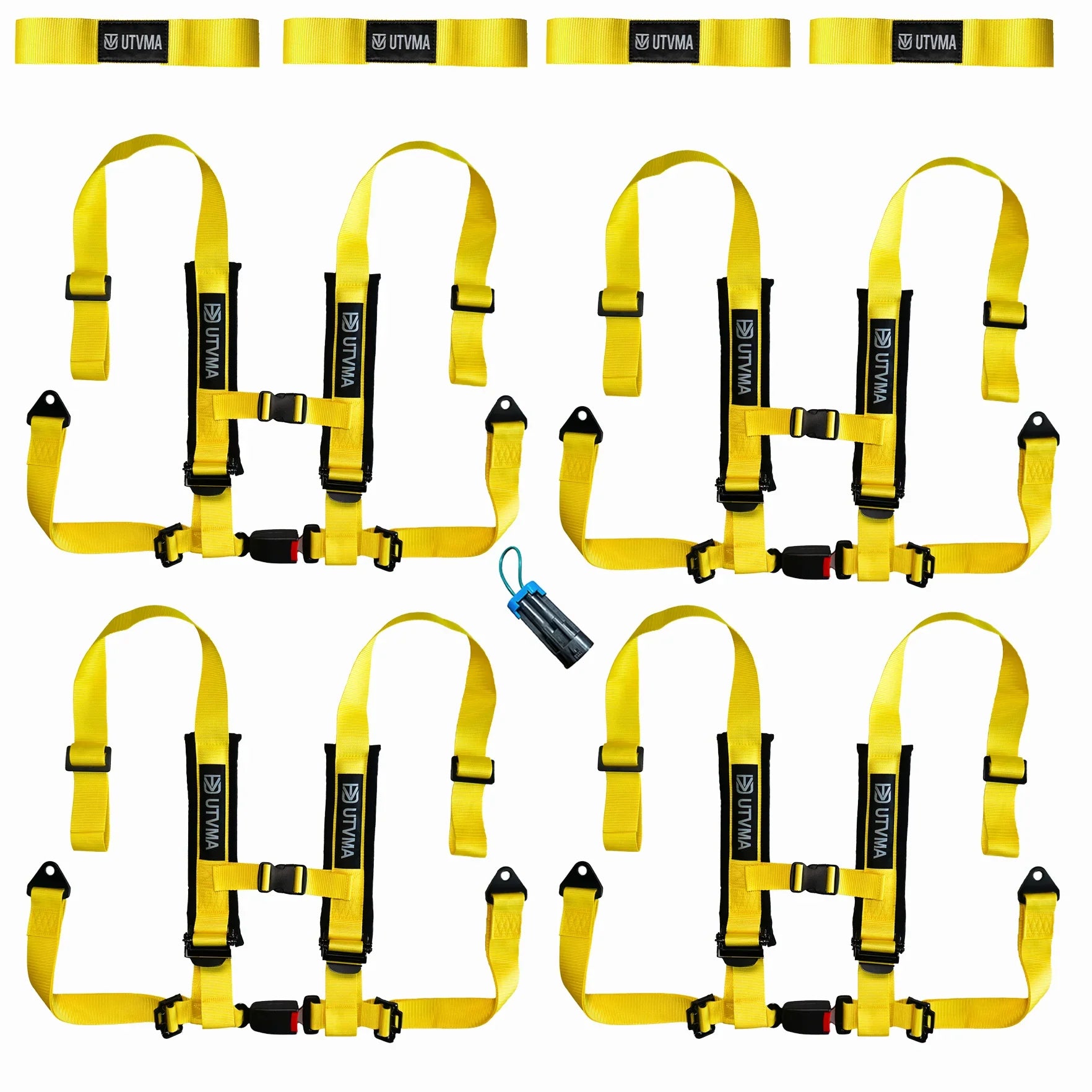 Four Harness Pack Auto Buckle with Harness Collars