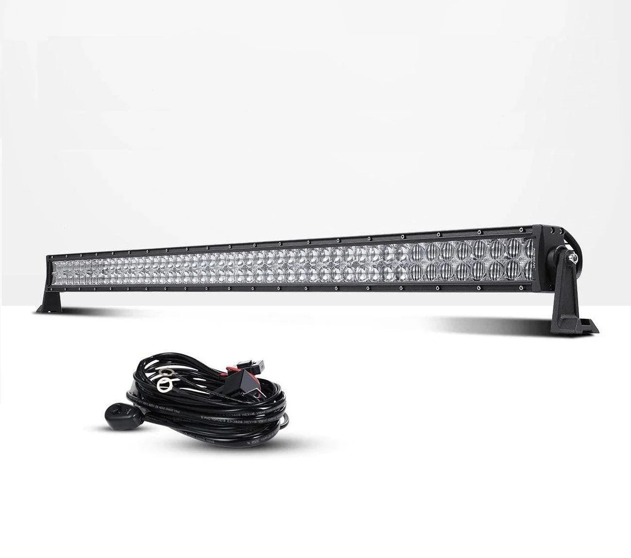 22 Inch-52 Inch 5D Series Straight/Curved Combo Beam Double Row LED Light Bar for Chevy Tahoe