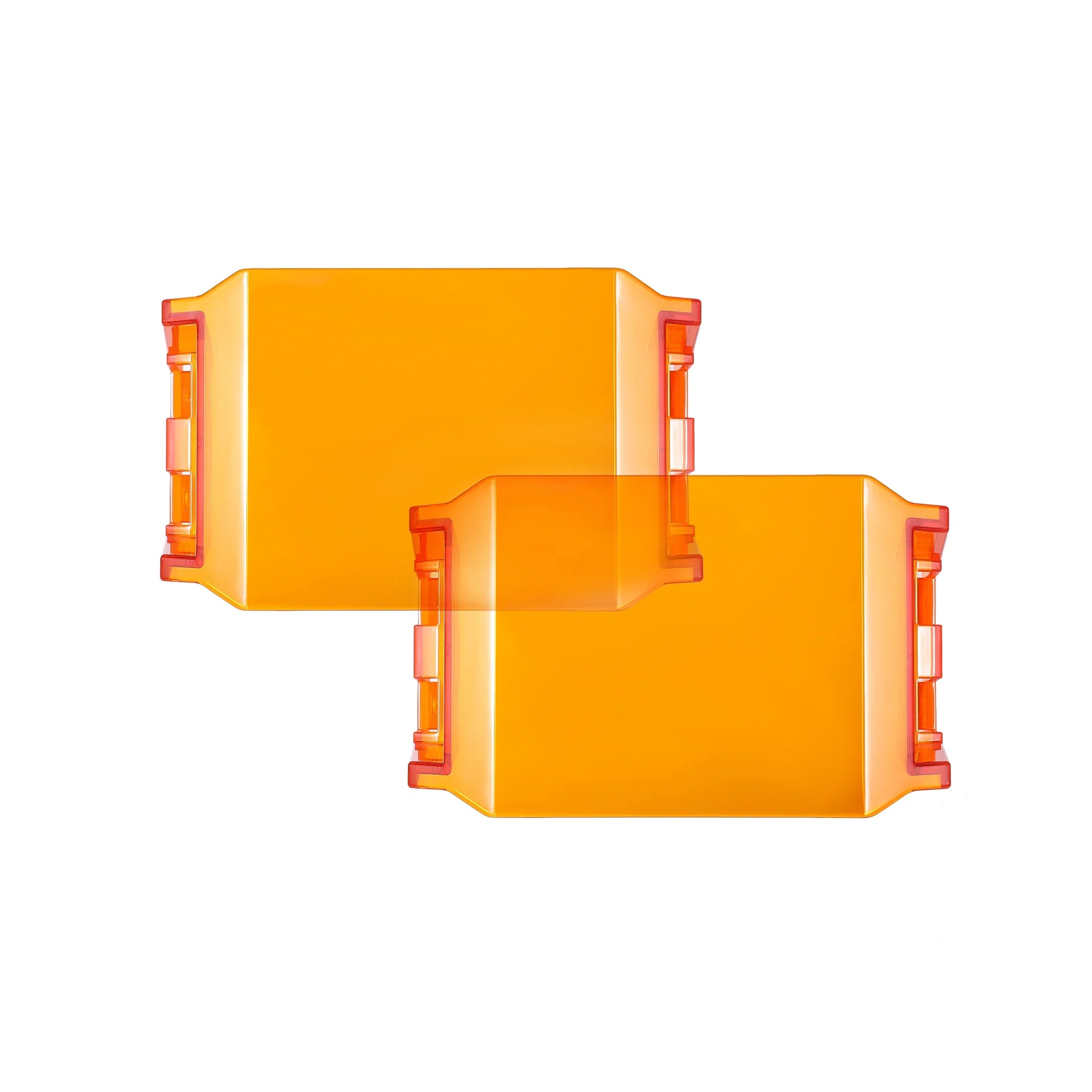 V-MAX Series | 5 Inch 168W 16440LM Spot Beam Side Shooter LED Square Pod Lights with Amber DRL