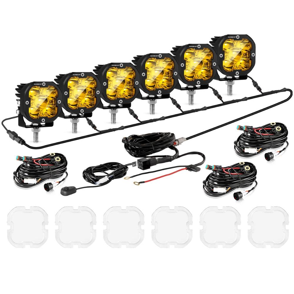 XP-ULTRA Series 3 Inch 80W 9600LM LED Pods Lights White&Amber
