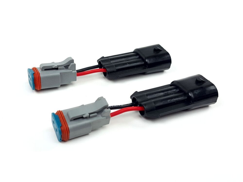 Ford F250/450 Super Duty 99-16 H10 to DT Fog Light Adapters - # 63074