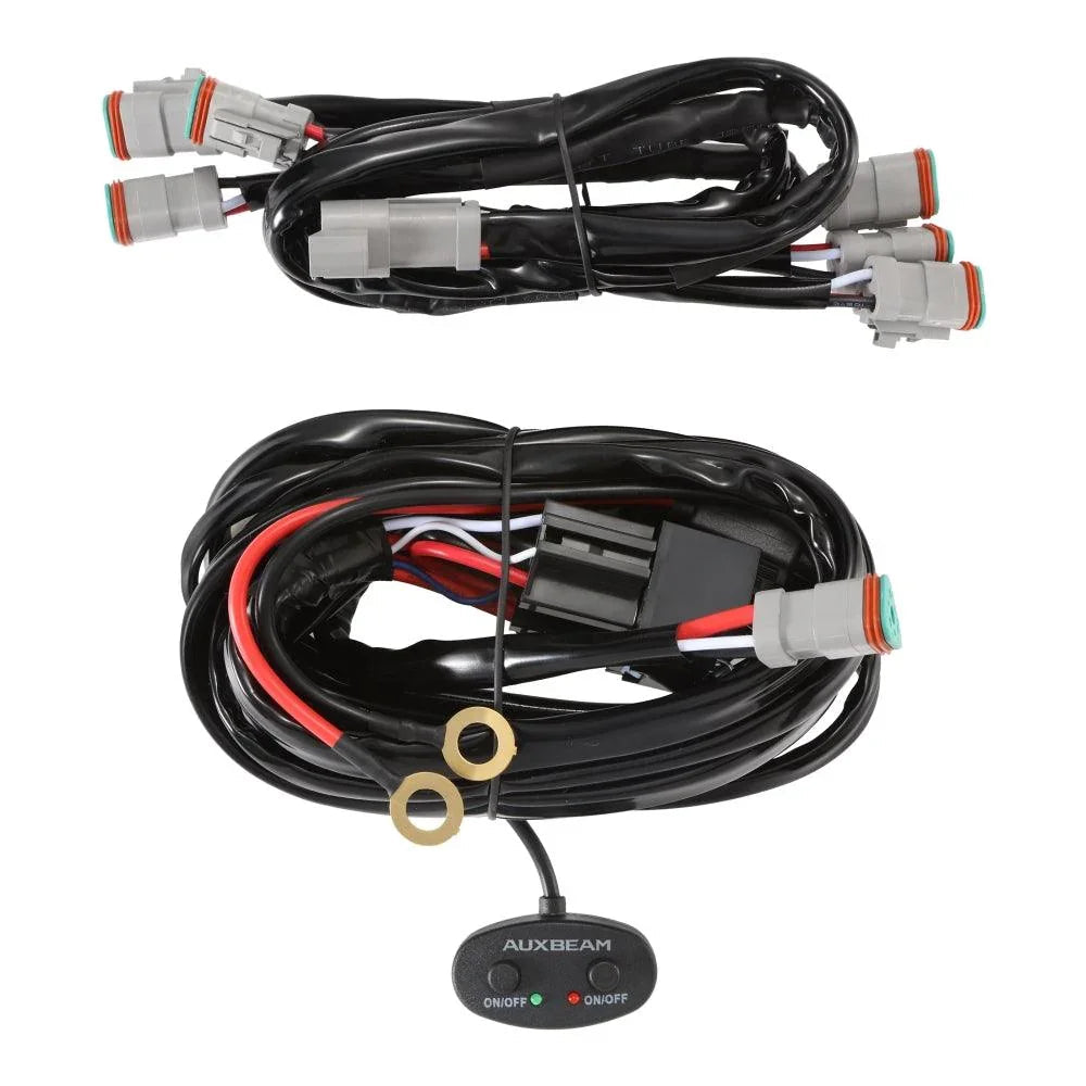 6-LED Pod Light Power Wiring Harness Kit with 3 PIN DT Plug