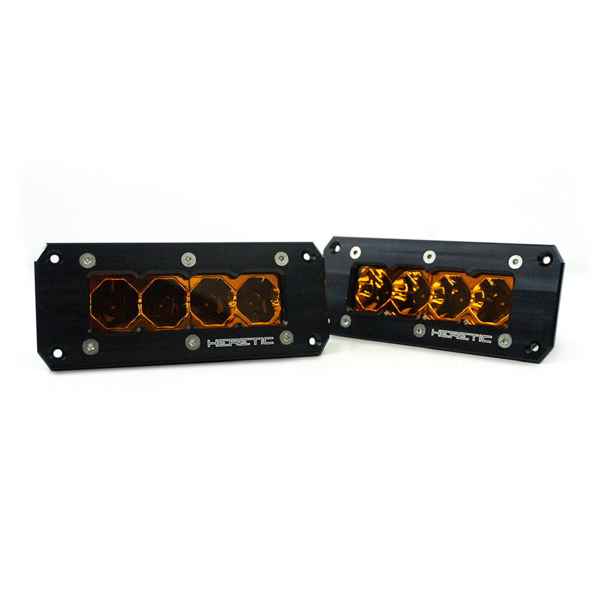 BA-4 Flush Mount Amber LED Pod Light
