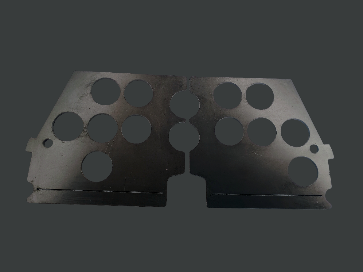 PRO XP/ TURBO R Engine & Transmissions BASH PLATES 1/4” WELD ON (RAW)