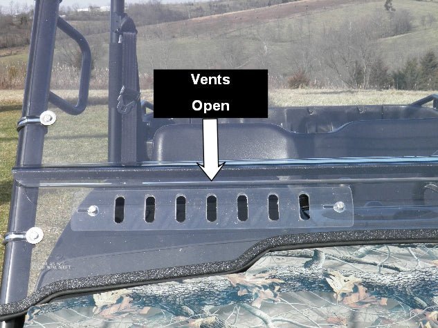 Bad Boy Bandit 550/750 - 2 Pc General-Purpose Windshield