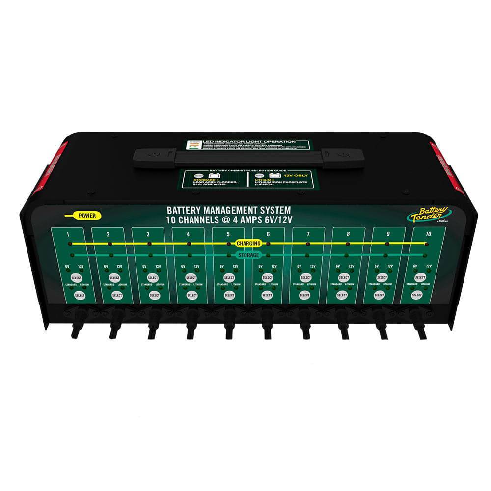 Power Tender® 10-Bank 4 Amp 12V/6V Battery Charger and Maintainer
