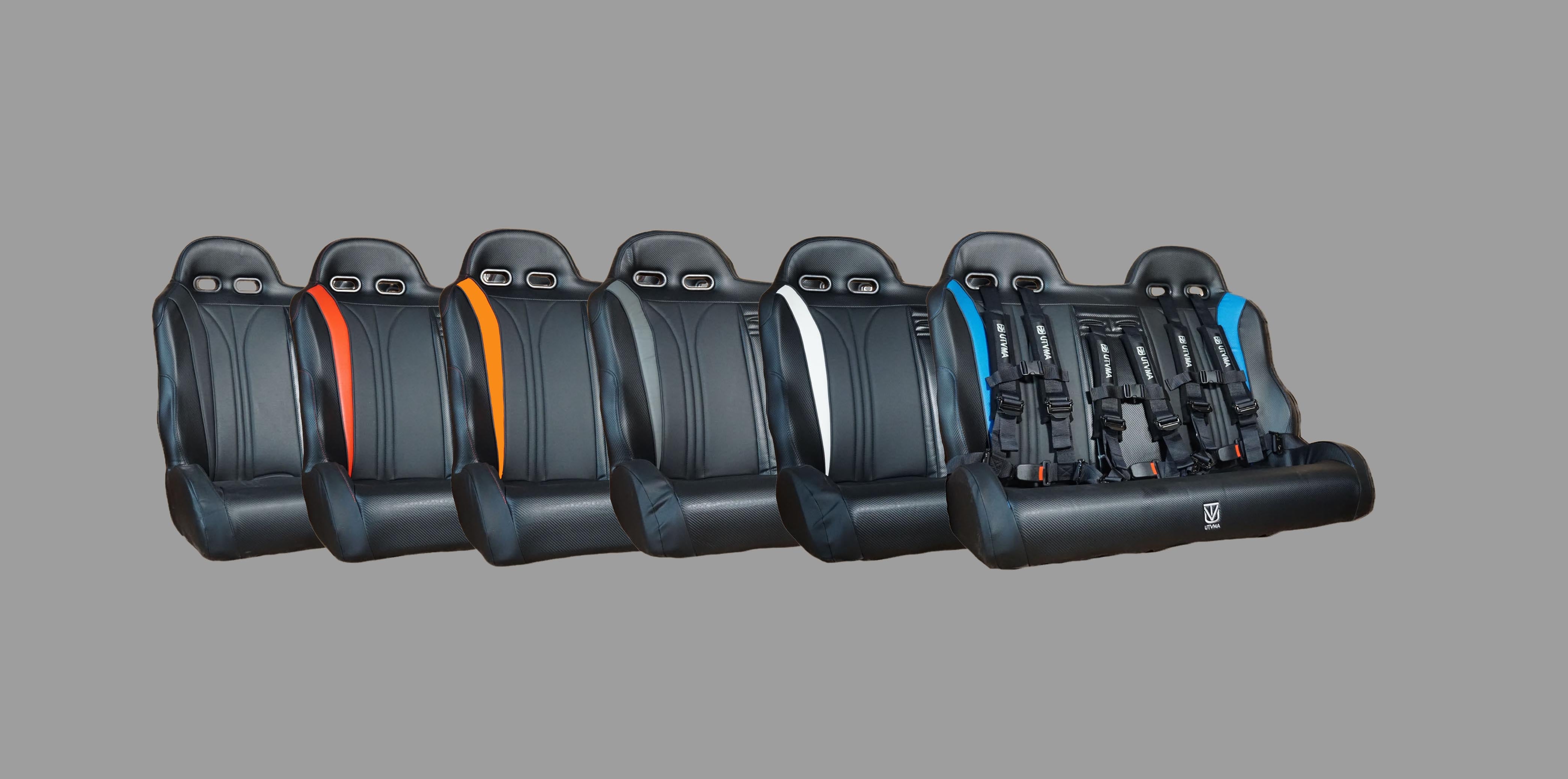 RZR 900/800 Rear Bench Seat W Harnesses (2010-2014)