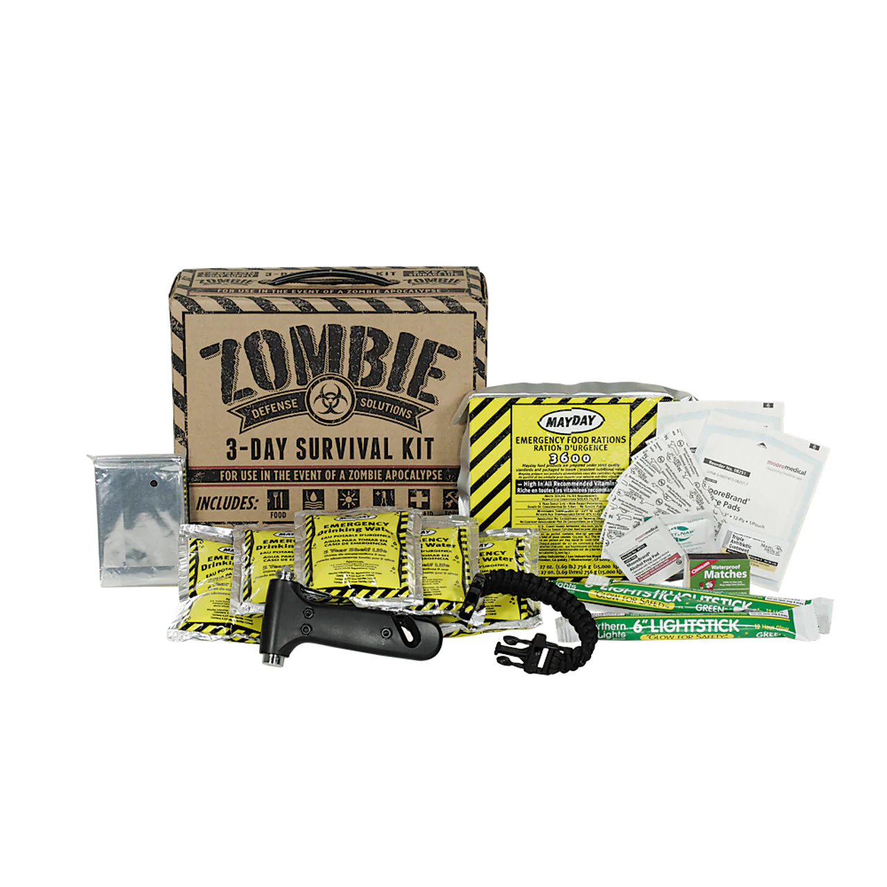 ZOMBIE  - 1 Person, 3 DAY SURVIVAL KIT - $30.00