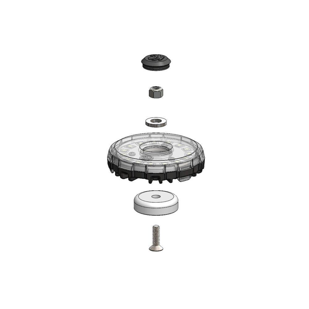 Magnet Mount Kit for Cyclone LED V2 Lights - 6 Pack - # 1373
