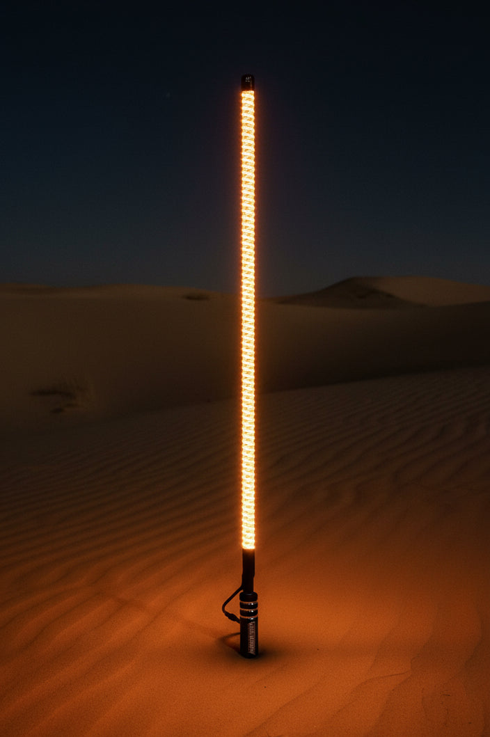 V2 Black Out LED Whip: The Ultimate Stealth Single