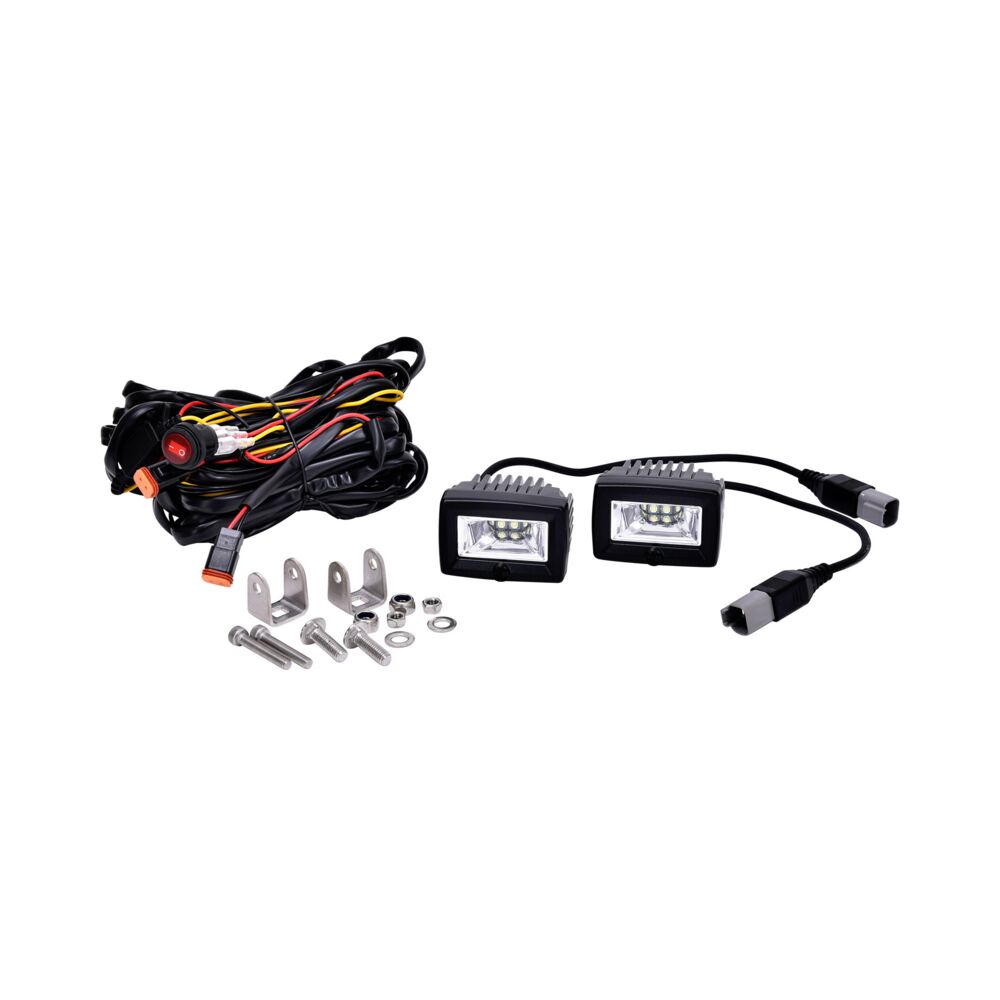 2" C-Series C2 LED - 2-Light System - 20W Flood Beam - # 328