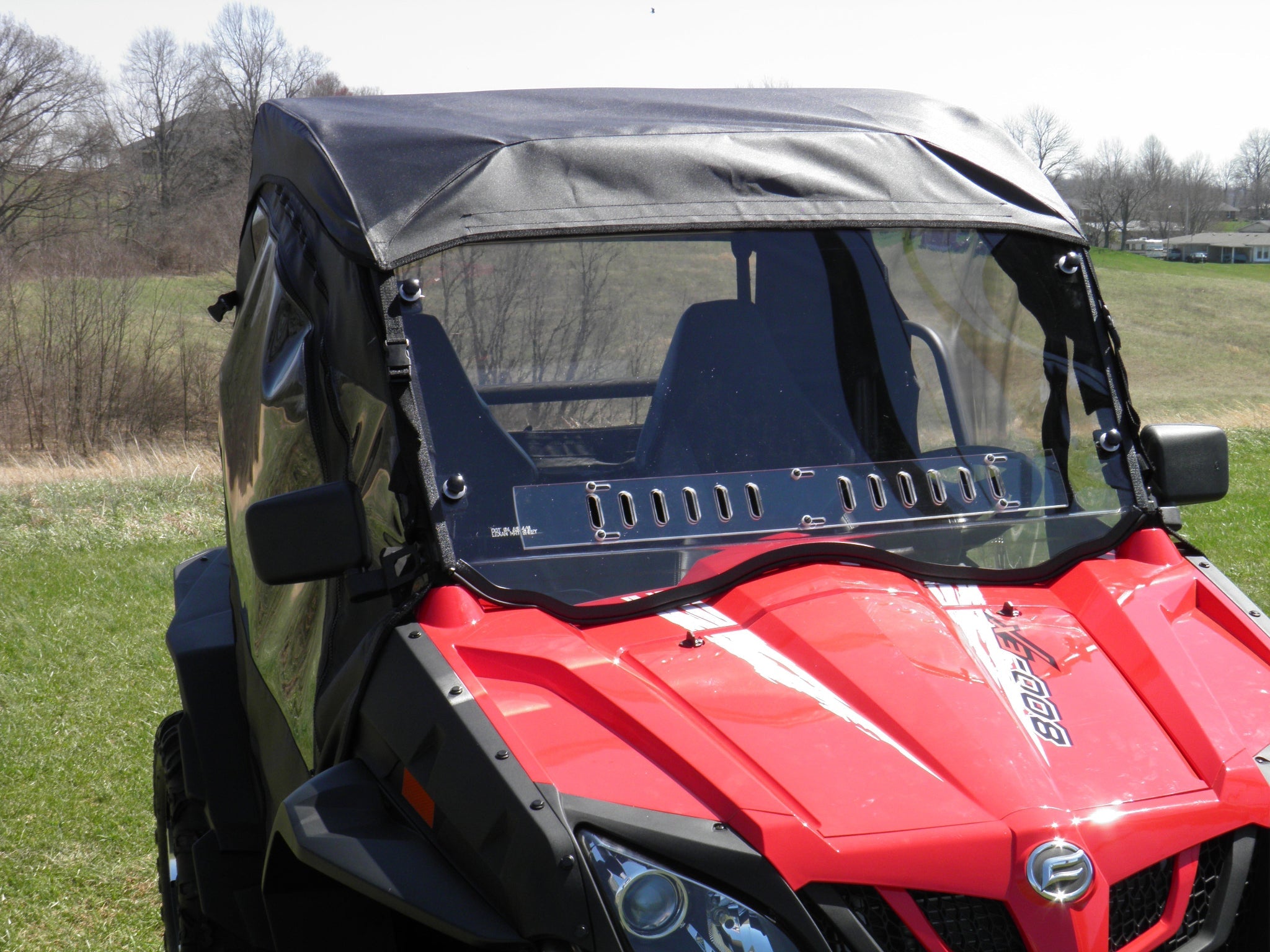 CFMoto ZForce 500/800/1000 - Full Cab Enclosure for Hard Windshield (Half Doors)