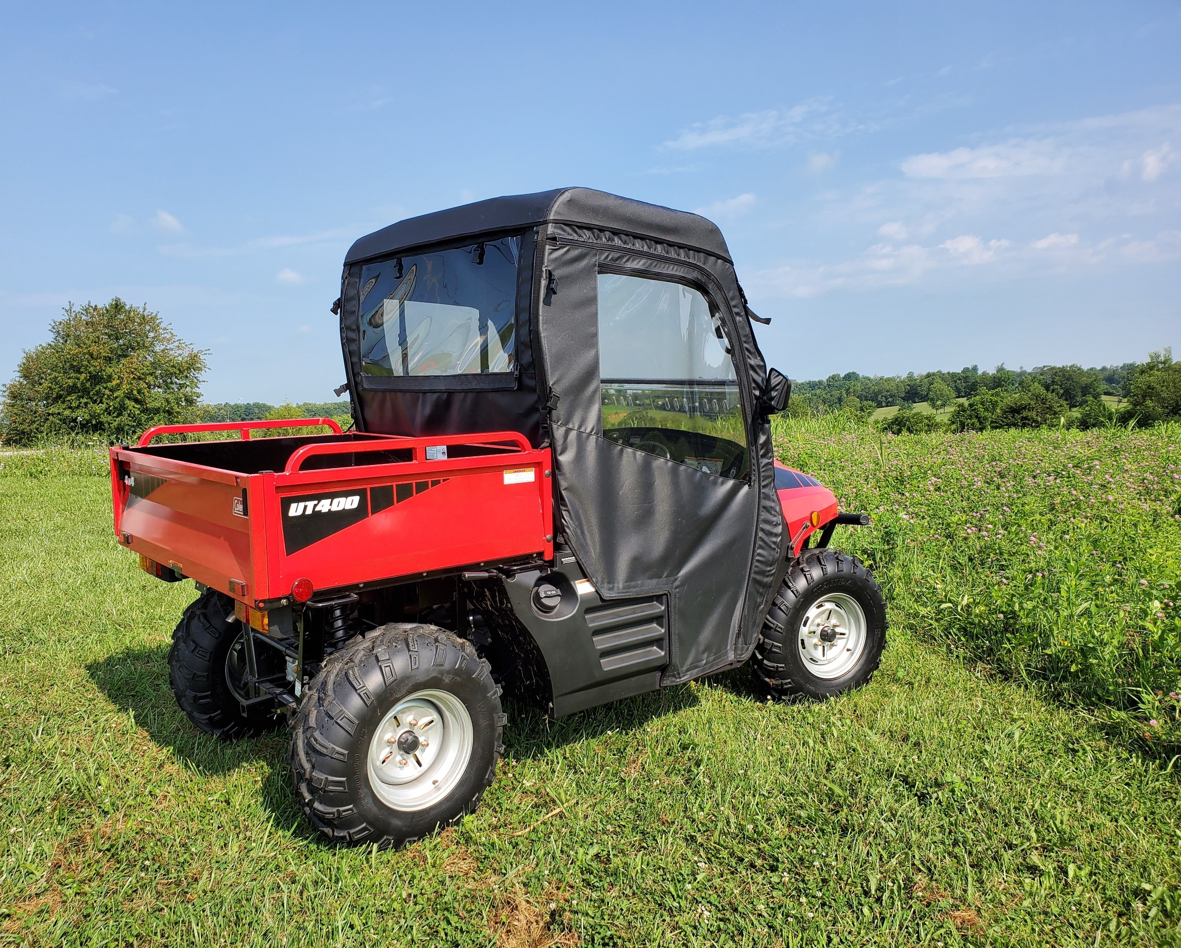 Coleman UT400/HiSun HS 400 - Full Cab Enclosure for Hard Windshield