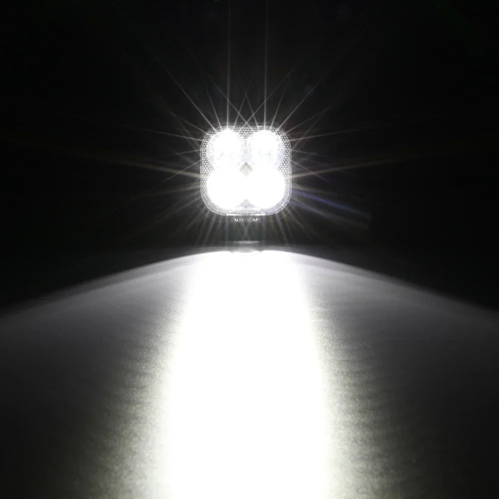 Color Play Series 3 Inch 116W RGB LED Pod Lights Spot Off Road Lights With 8 Backlight Options
