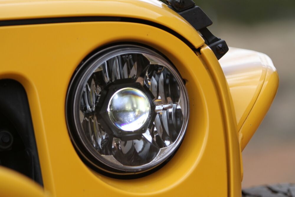 7" Gravity® LED Pro DOT Headlight - Driving Beam - Single - Universal / 07-18 Jeep JK - # 4234