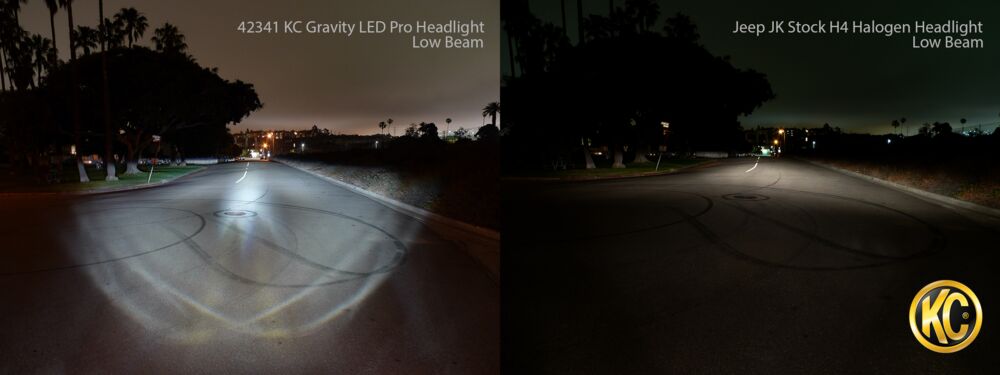 7" Gravity® LED Pro DOT Headlight - Driving Beam - Single - Universal / 07-18 Jeep JK - # 4234