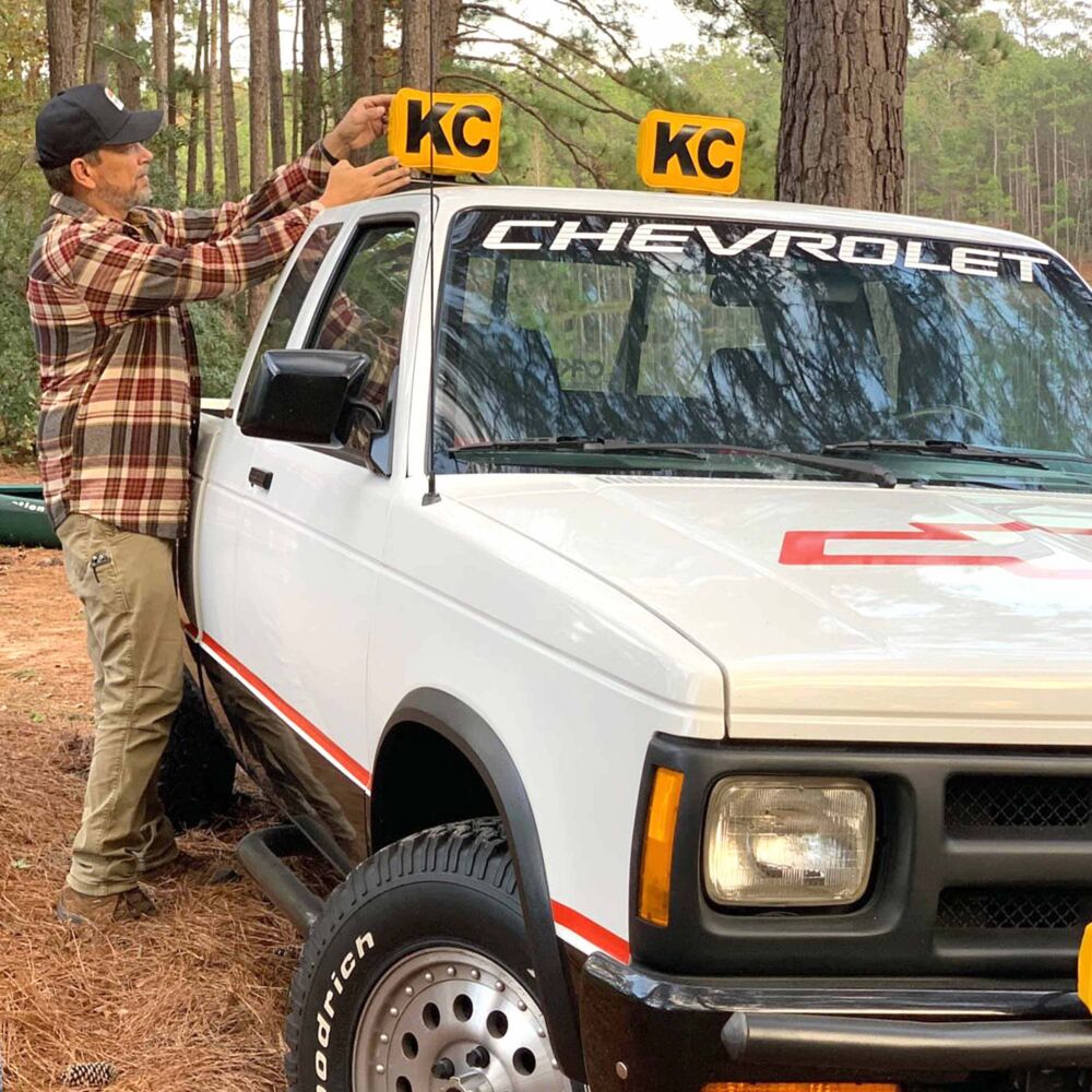 Cover; Retro 6x9" Rectangular Vinyl Yellow w/ Black KC Soft (pr) - # 5611