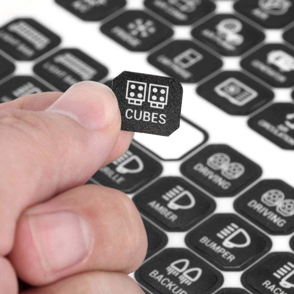 160 Universal Stickers for KS-80 Knob Switch Panel