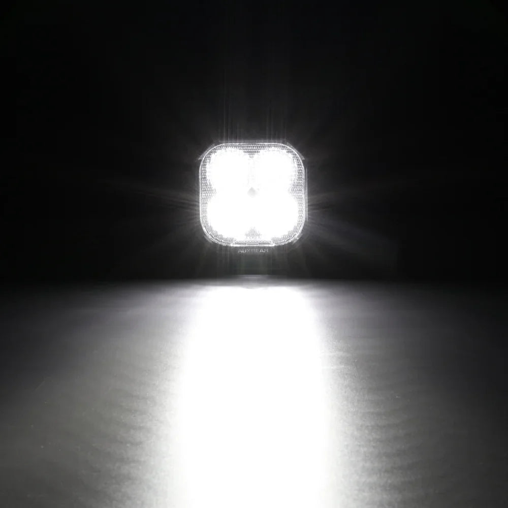 Color Play Series 3 Inch 116W RGB LED Pod Lights Flood Off Road Lights With 8 Backlight Options