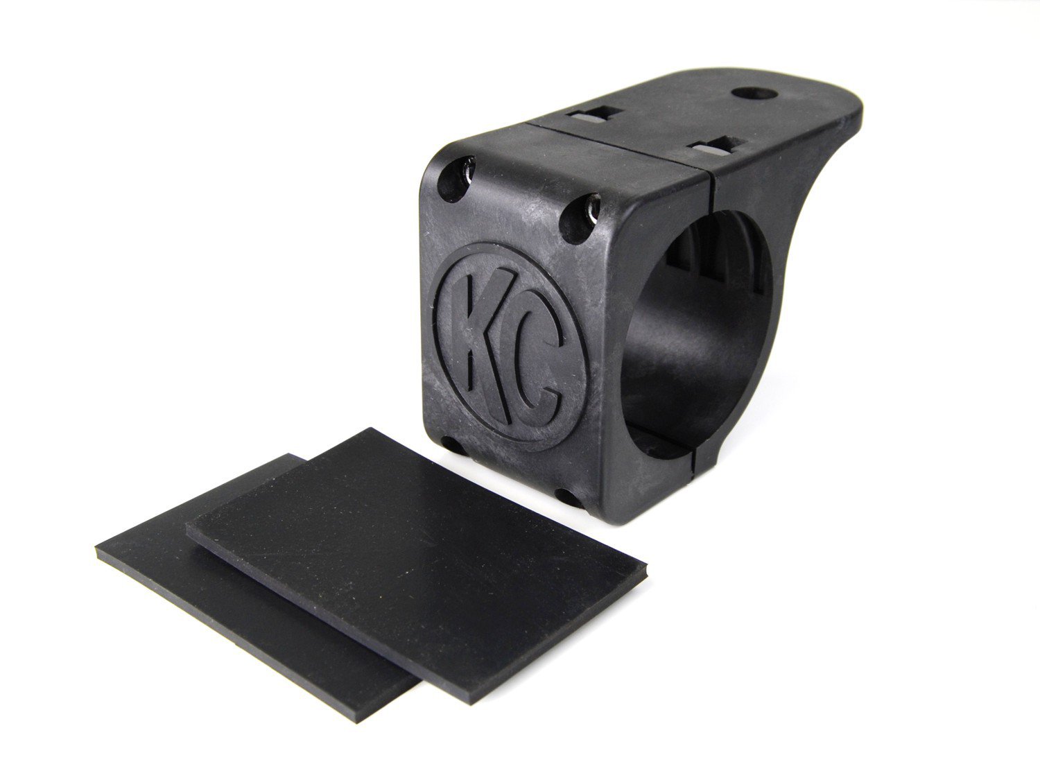 Bracket - Single - Tube Clamp Light Mount - Rubber Adjustment Shims - 2.25" - 2.5" - #7308