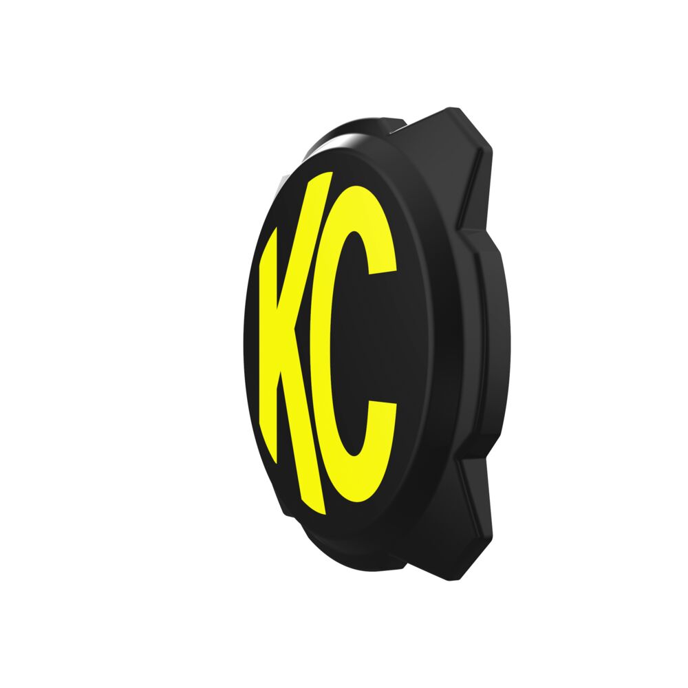 Gravity® Titan/Pro6 6" Light Cover - Black / Yellow KC Logo - # 5111