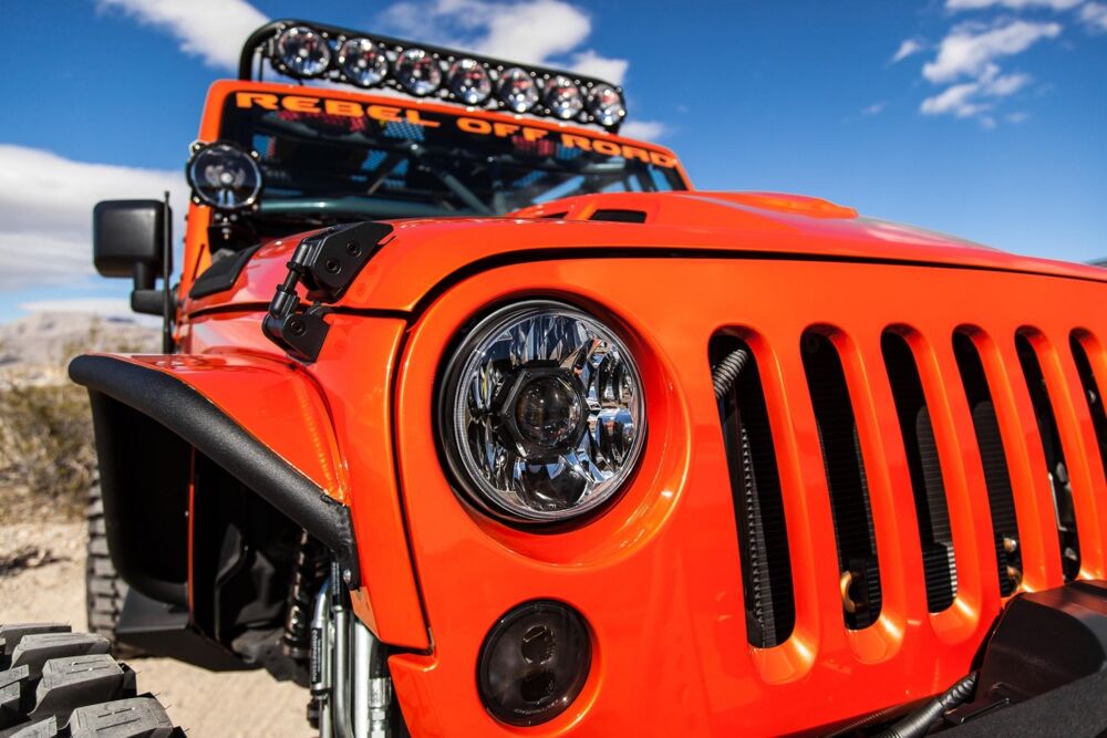 7" Gravity® LED Pro DOT Headlight - Driving Beam - Single - Universal / 07-18 Jeep JK - # 4234