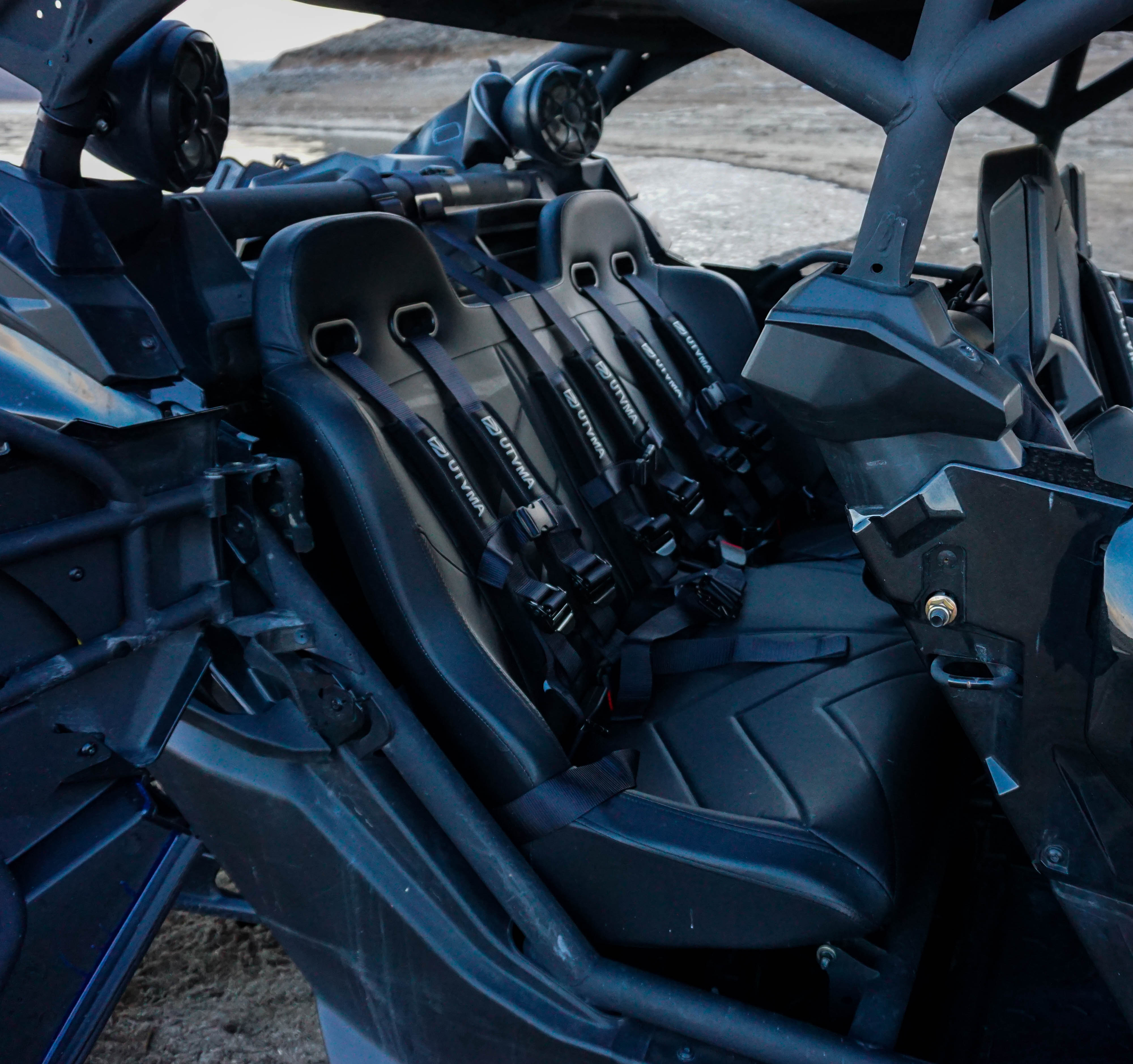 Maverick X3 Rear Bench Seat W Harnesses (2017-2025)