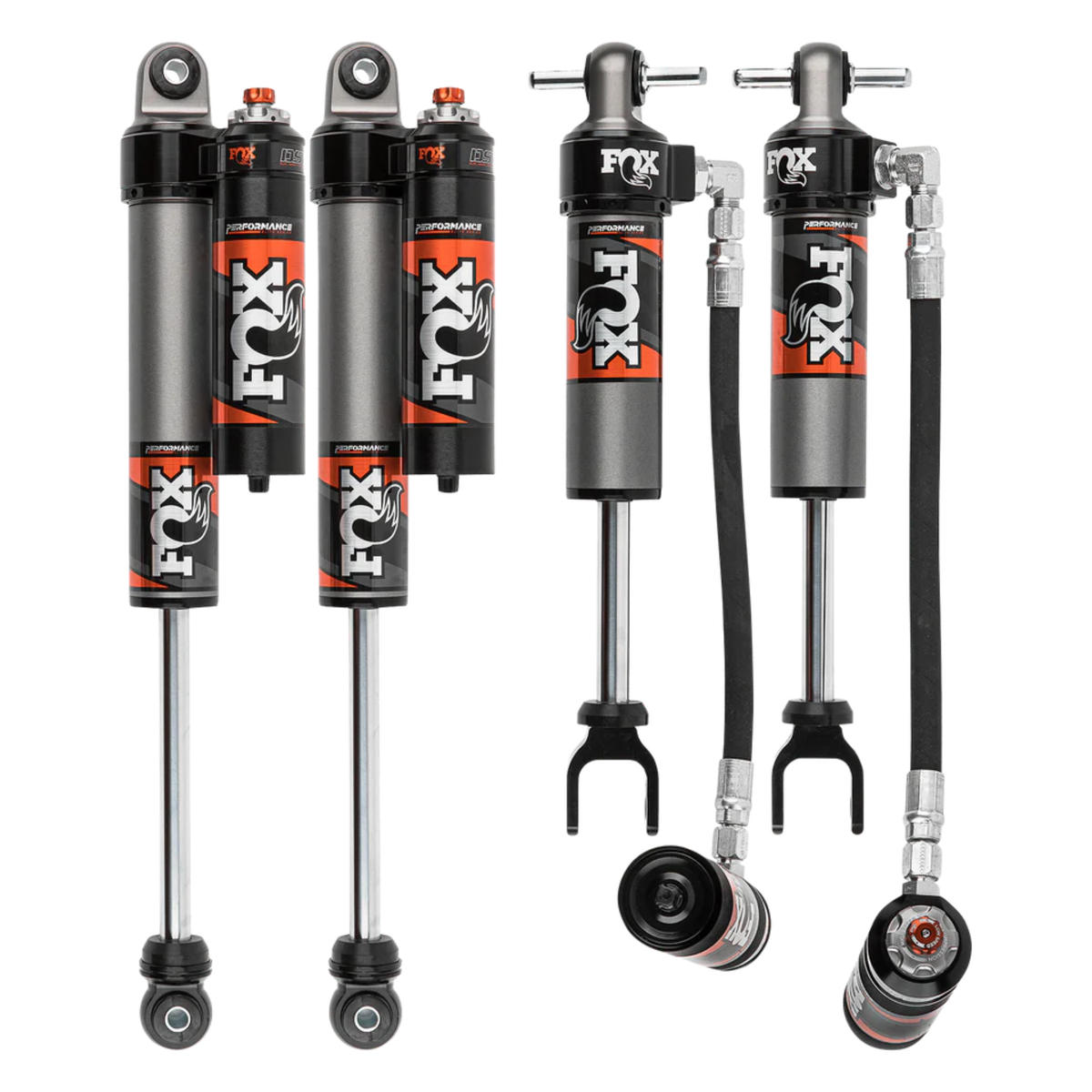 Kryptonite Stage 3 Leveling Kit with Fox 2.5 Performance Elite Shocks for 2020-2026 Chevy/GMC 2500HD/3500HD