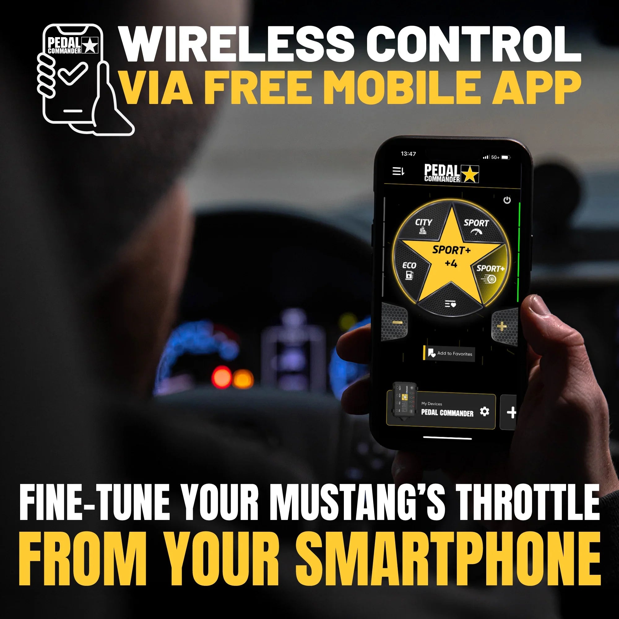 Pedal Commander for Ford Mustang