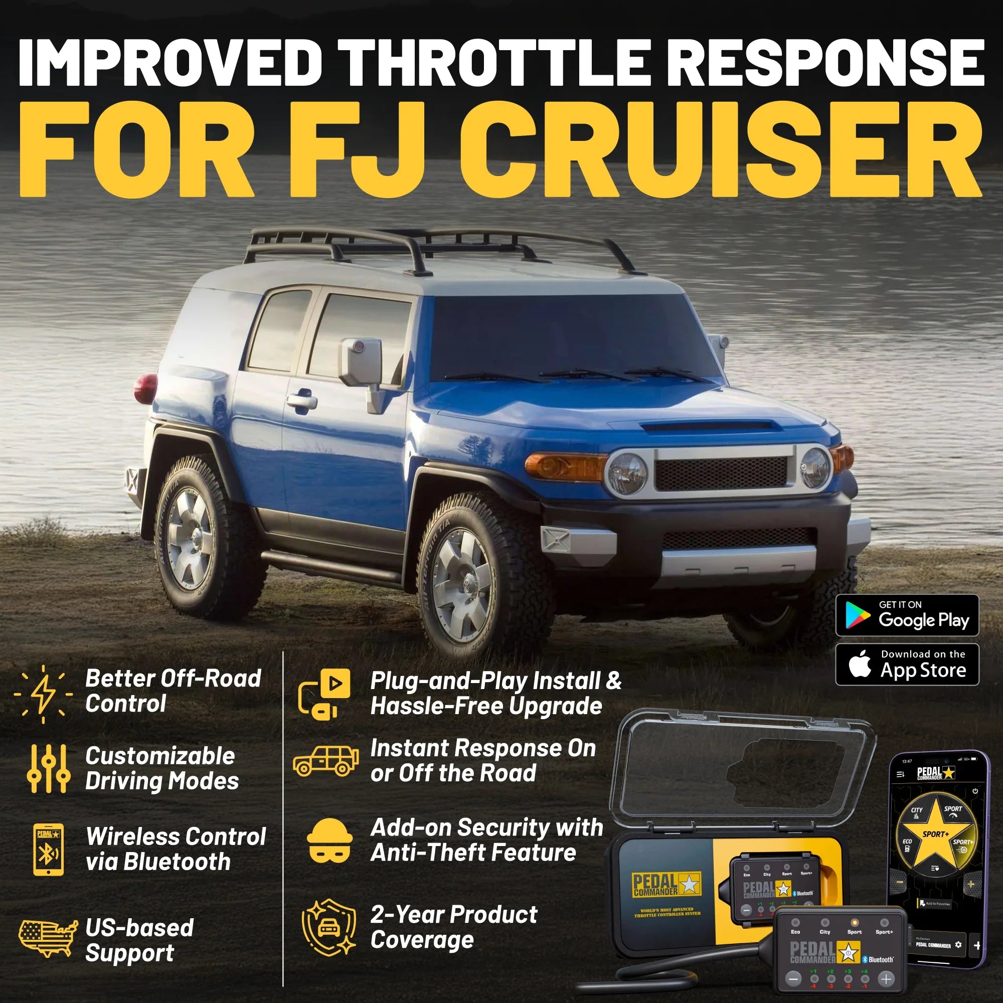 Pedal Commander for Toyota FJ Cruiser