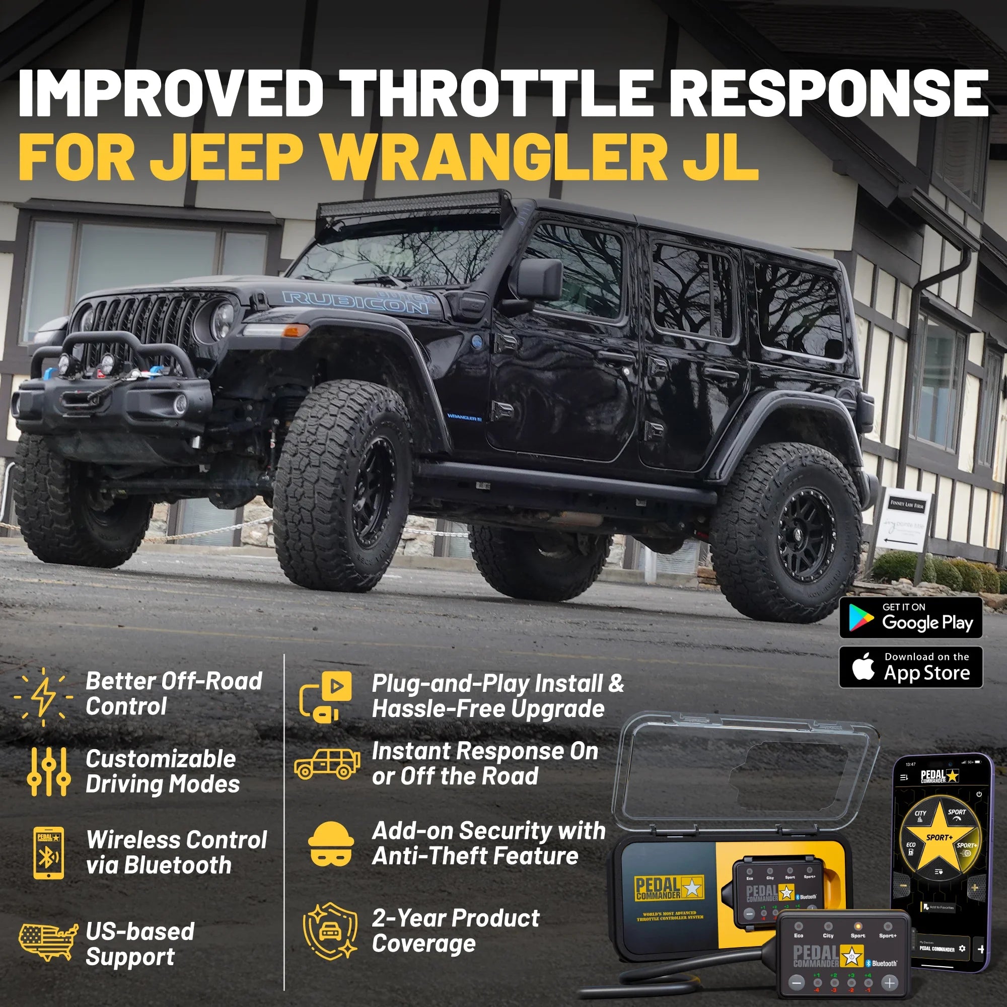 Pedal Commander for Jeep Wrangler