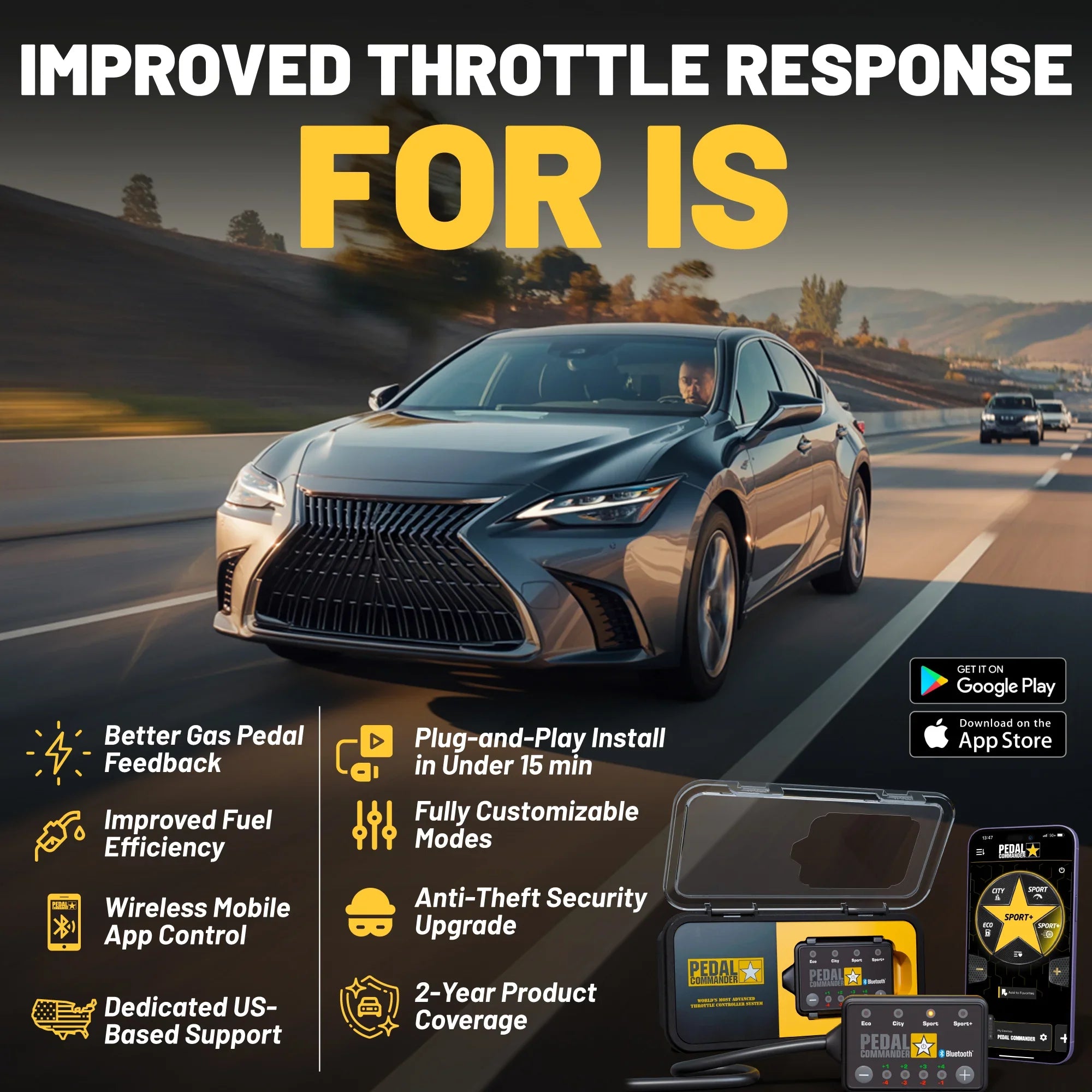 Pedal Commander for Lexus IS