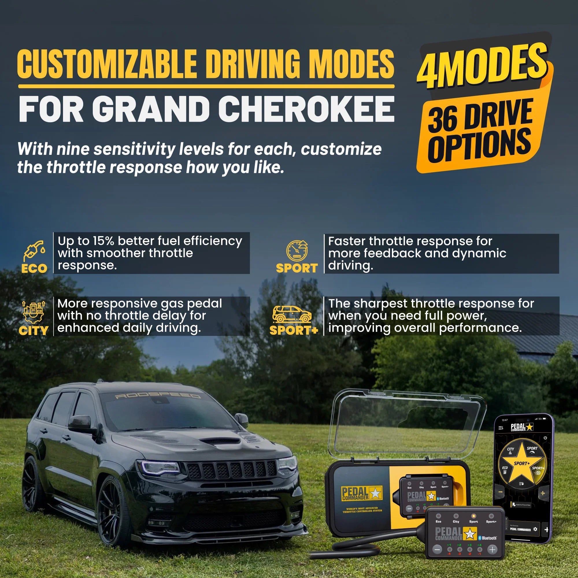 Pedal Commander for Jeep Grand Cherokee