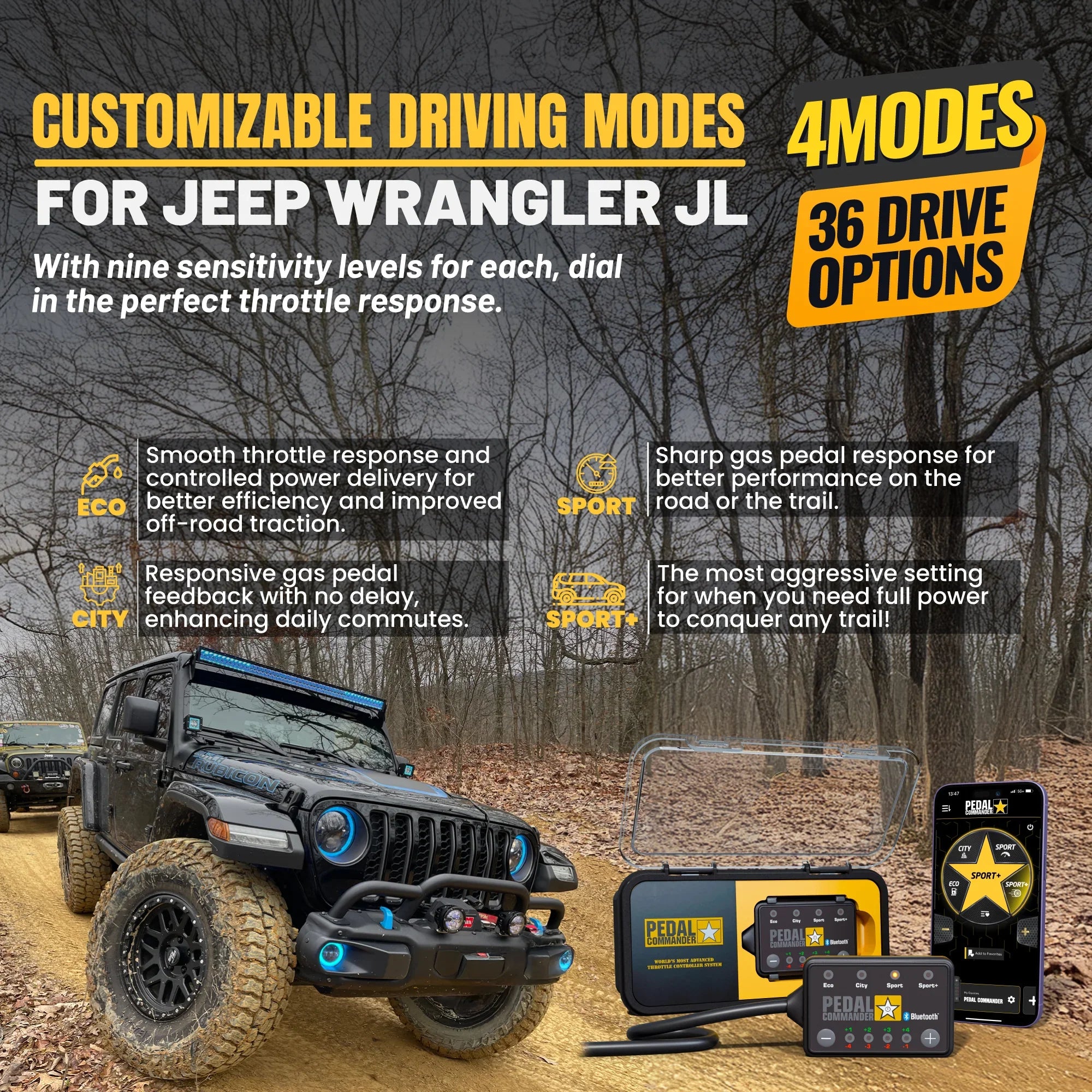 Pedal Commander for Jeep Wrangler