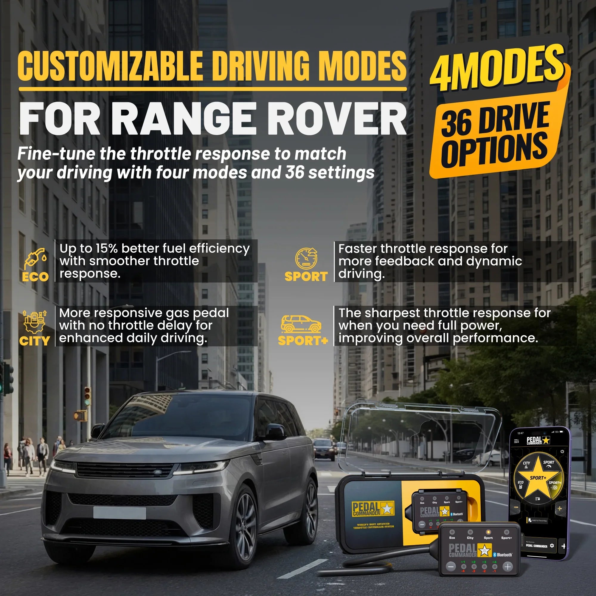Pedal Commander for Land Rover Range Rover Sport