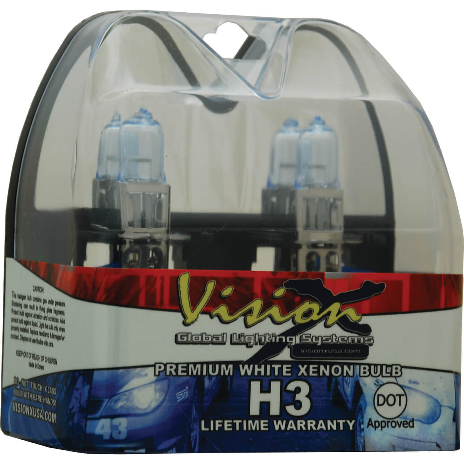 Superwhite Fog Bulb Set H3 66 Watt