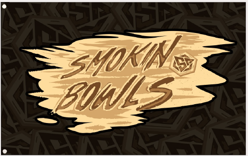 Smokin Bowls - Whip Flag 2'x3'