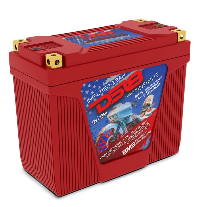 INF-LTI20-13AH INFINITE 13 AH Lithium Battery YTX20 Case With Shake and Wake Technology and BMS - Perfect for Motorcycles