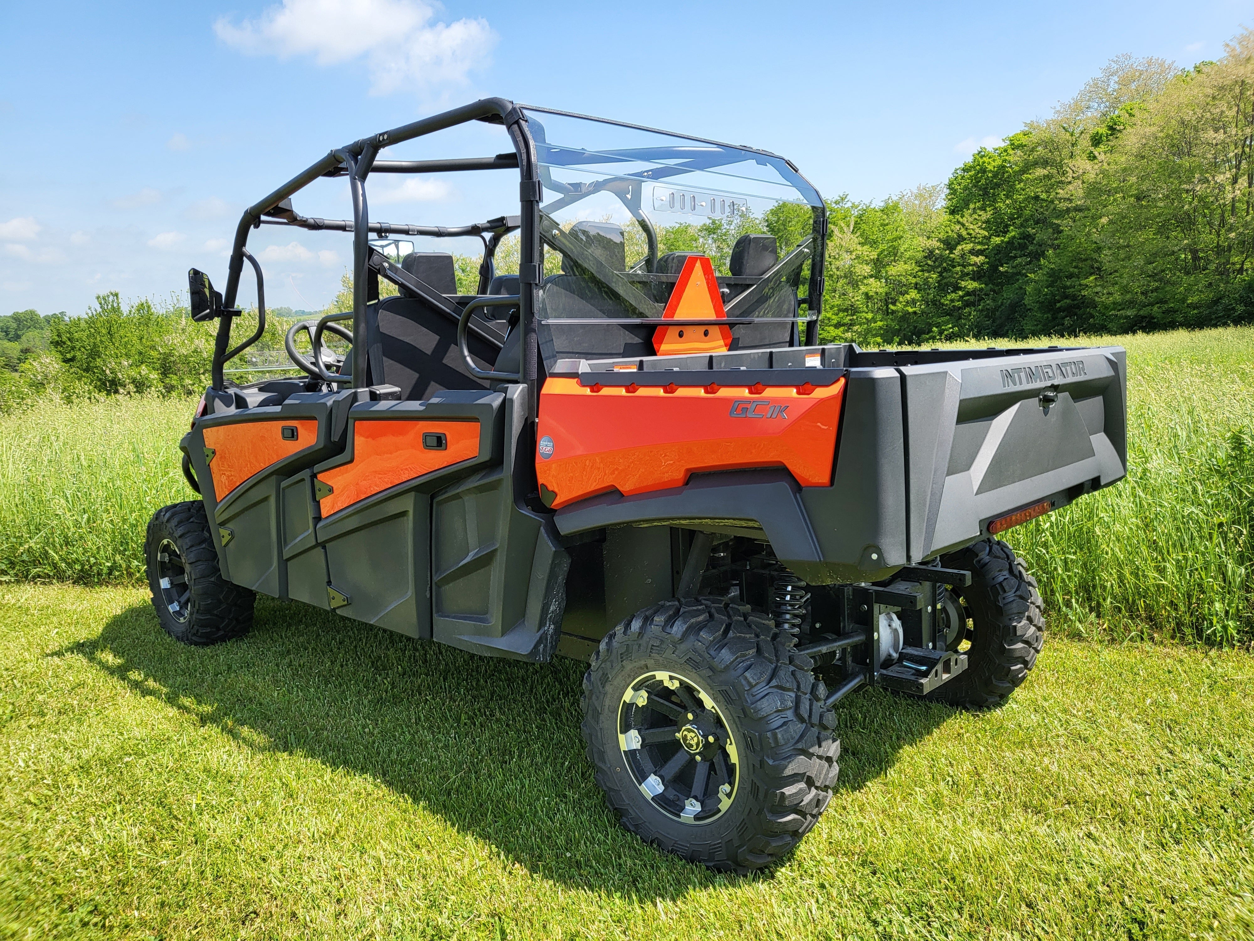 Intimidator GC1K 6-Seater - Lexan Back Panel w/Clamp and Vent Options