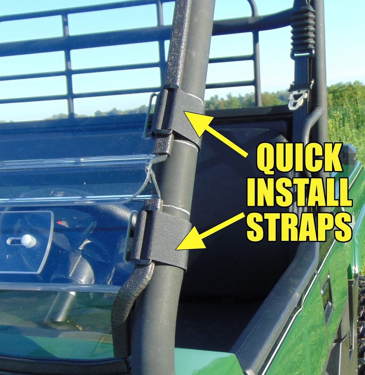 Intimidator GC1K 3-Seater - 1/4" Polycarb Rear Windshield