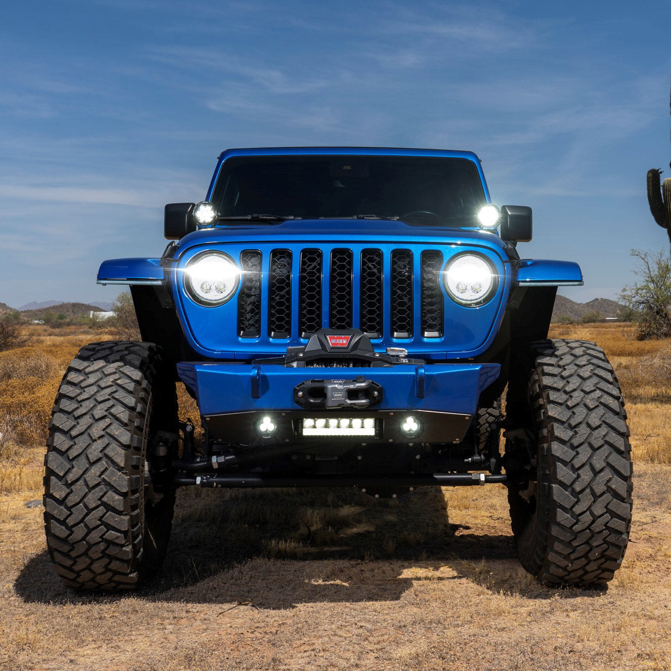 18+ Jeep JL / '20+ Jeep Gladiator VX LED Headlight Kit - Chrome | White Halo