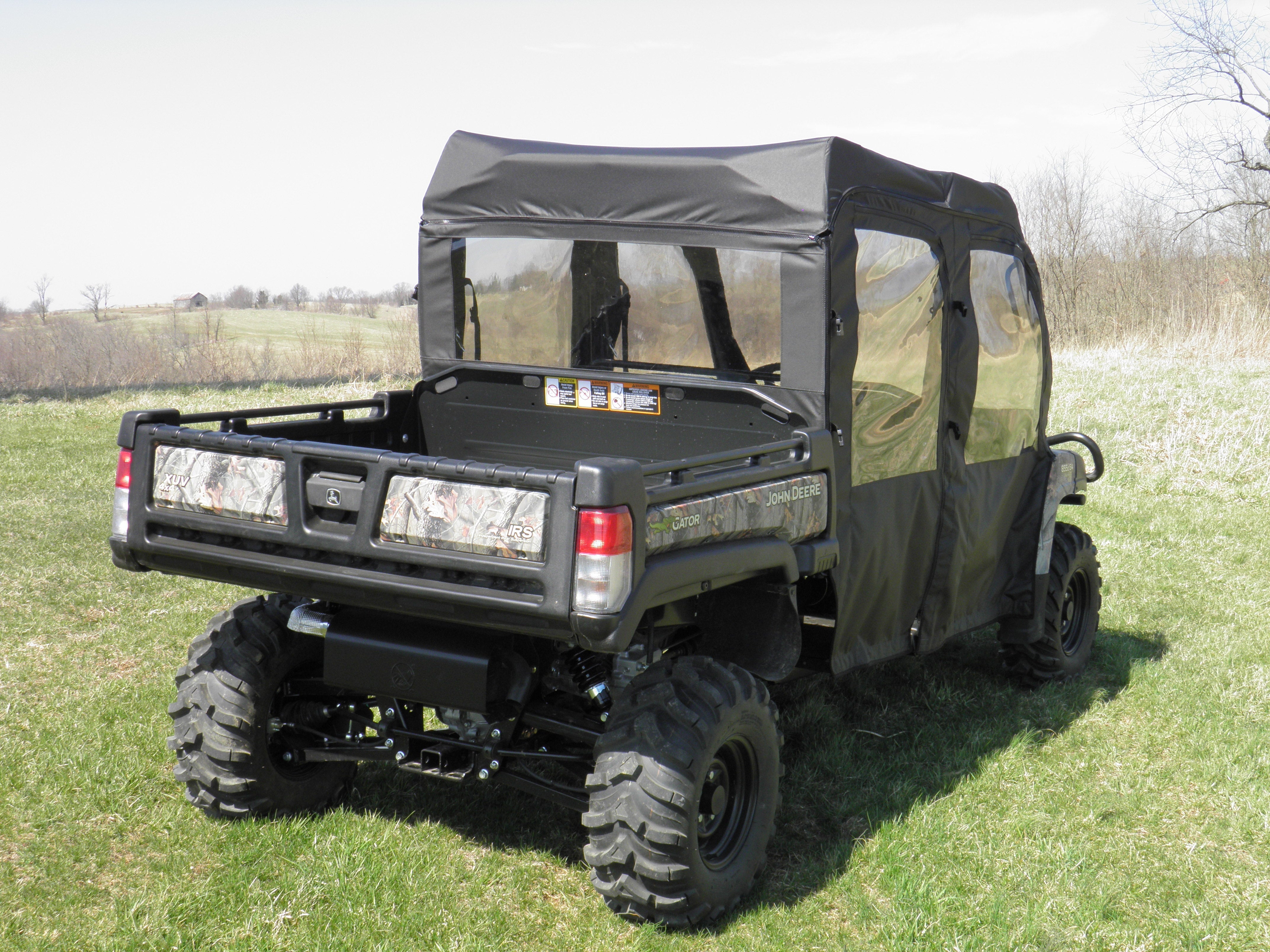 John Deere Gator 550/560/590 4-Seater - Full Cab Enclosure for Hard Windshield