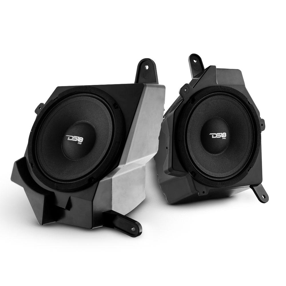 Jeep JL/JLU/JT Dash Enclosure – Loaded 6.5” Left & Right with PRO-JP6NEO, 150W RMS