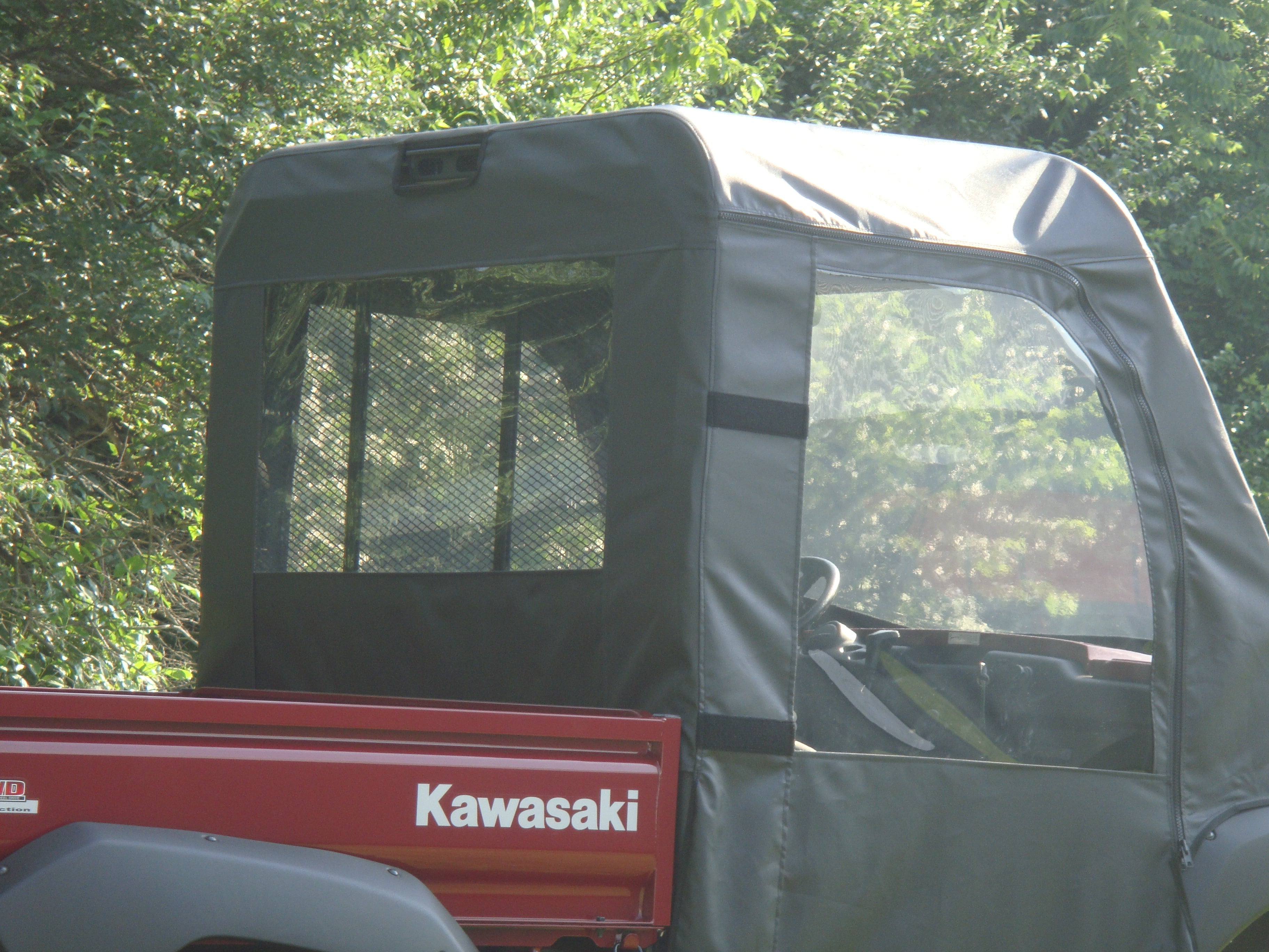 Kawasaki Mule 4000/4010 - Full Cab Enclosure with Vinyl Windshield