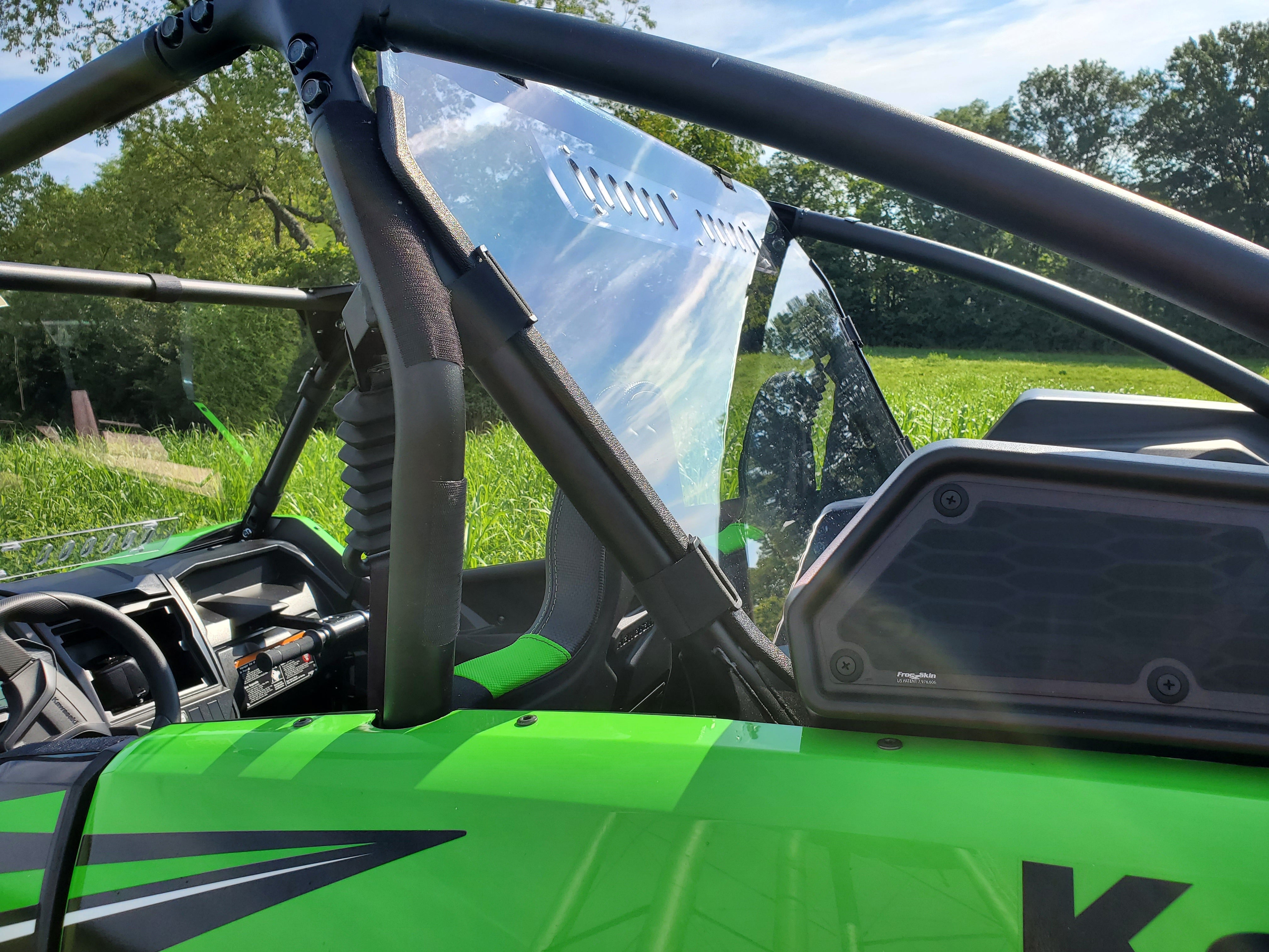 Kawasaki Teryx KRX - 1 Pc Lexan Back Panel w/Vent Option